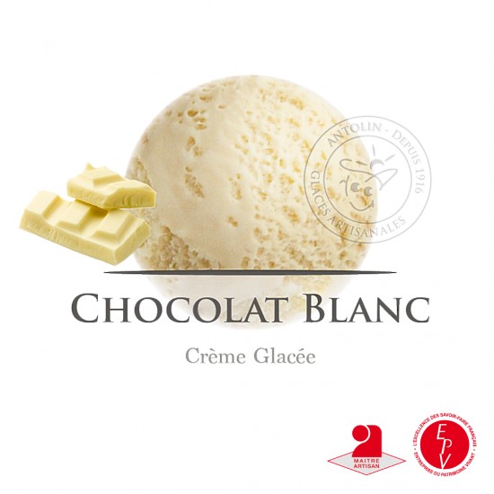 Bac 2.5L - Crème Glacée Chocolat Blanc