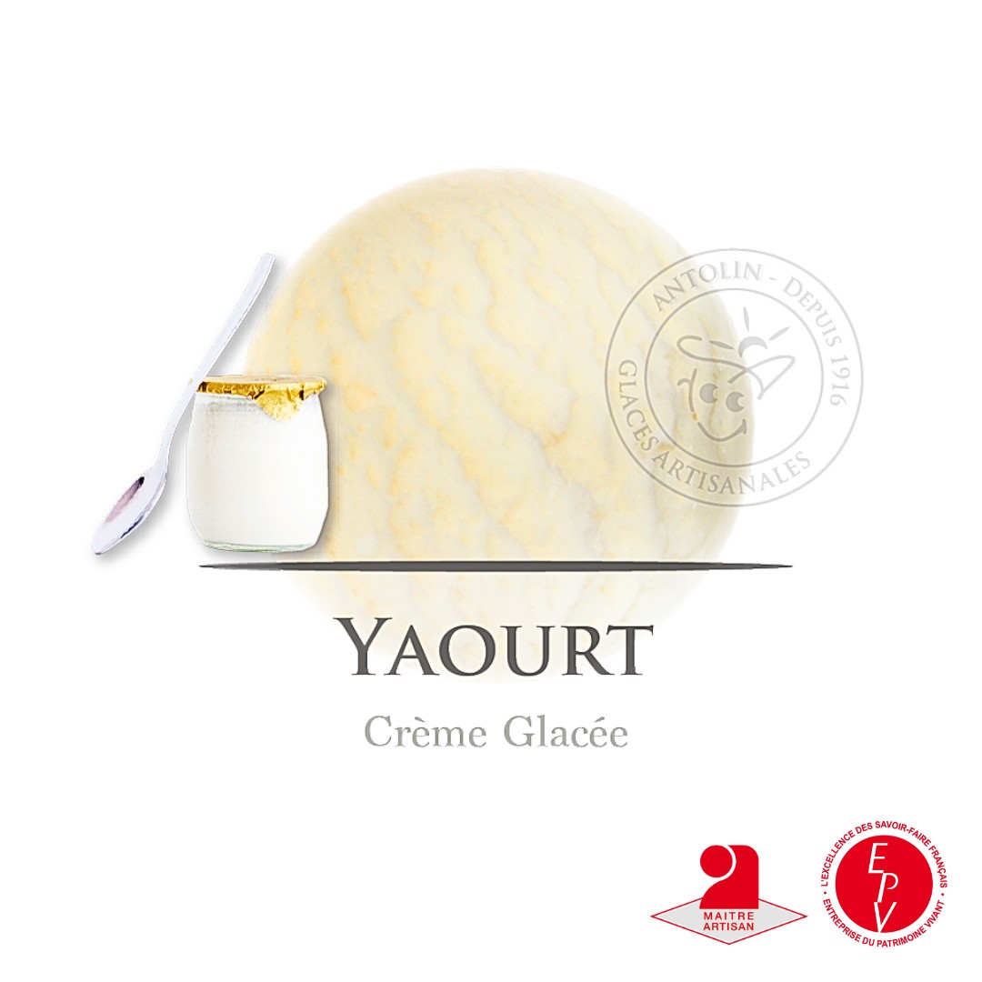 Bac 2.5L - Crème Glacée Yaourt Nature