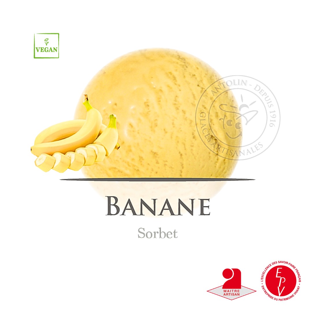 Bac 2.5L - Sorbet Banane