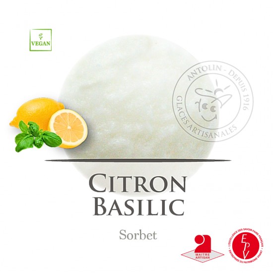 Bac 2.5L - Sorbet Citron Basilic