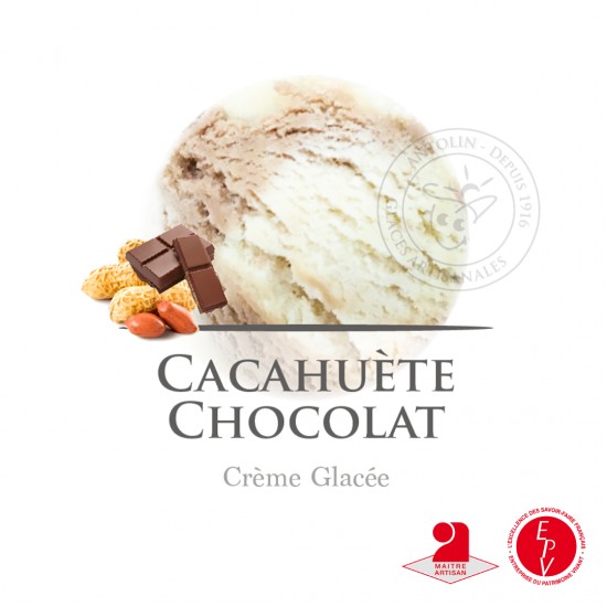 Bac 2.5L - Crème Glacée Chocolat Cacahuète