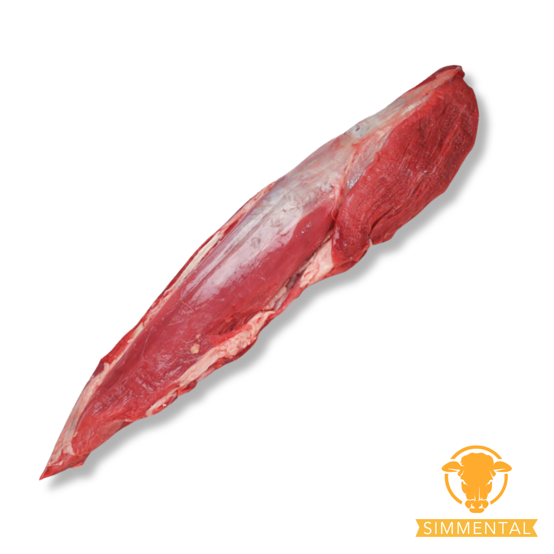 Filet de boeuf Simmental entier, semi paré et surgelé Filet de boeuf Simmental entier, semi paré et surgelé