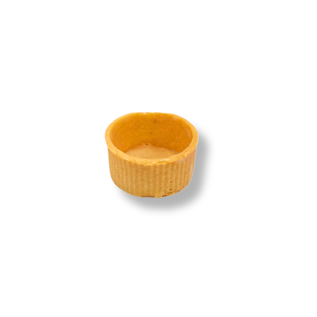 Base créative, fond rond tartelette sucrée amande  Ø3.8cm
