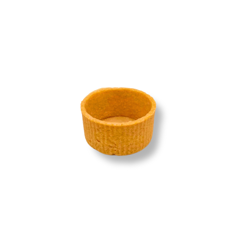 Base créative, fond rond tartelette sucrée noisette Ø3.8cm