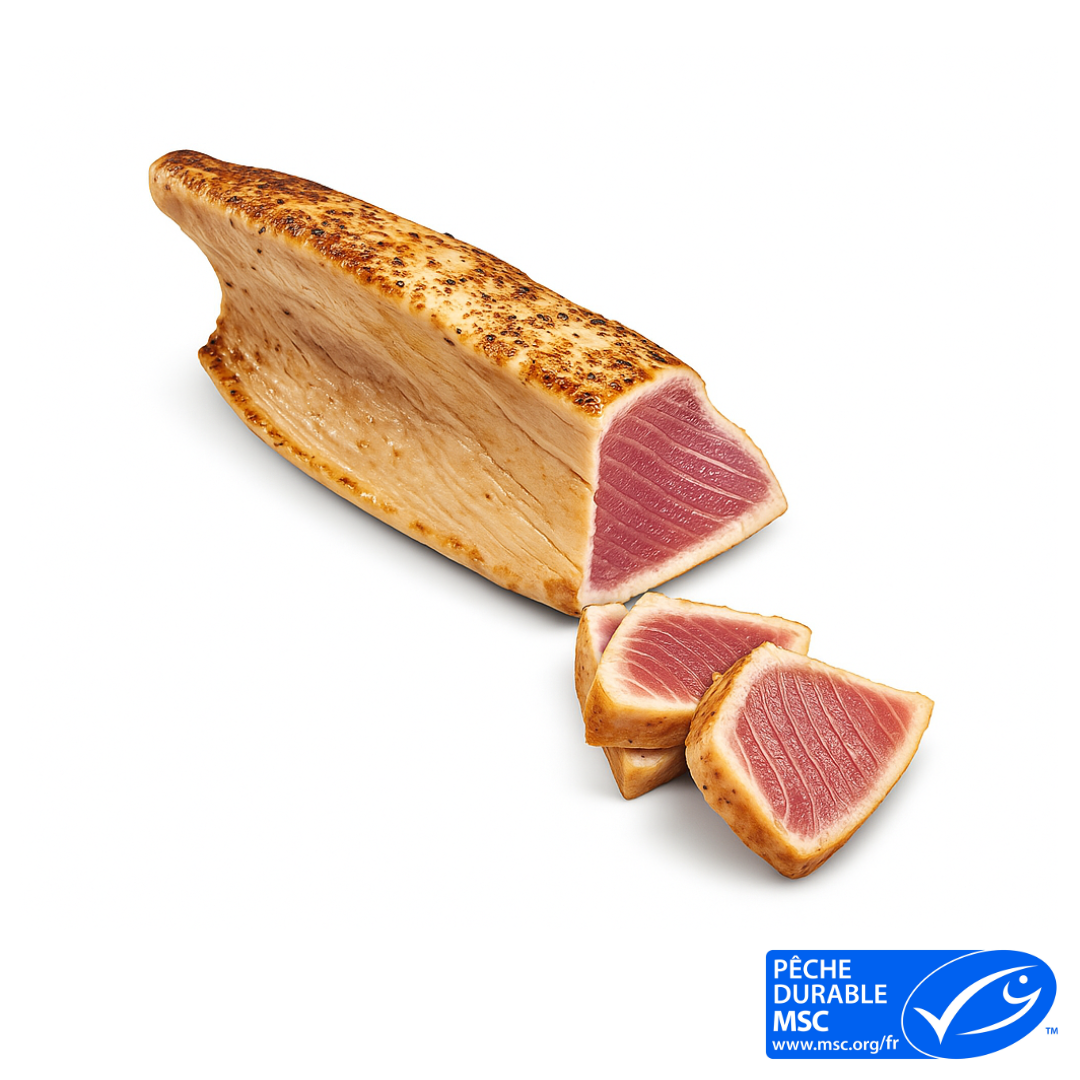 Tataki de thon listao sans peau surgelé en mer