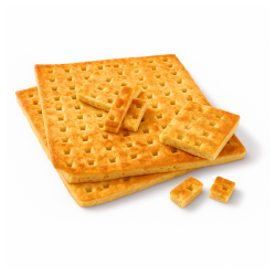 Plaque de gaufre à la PDT emmental et persil