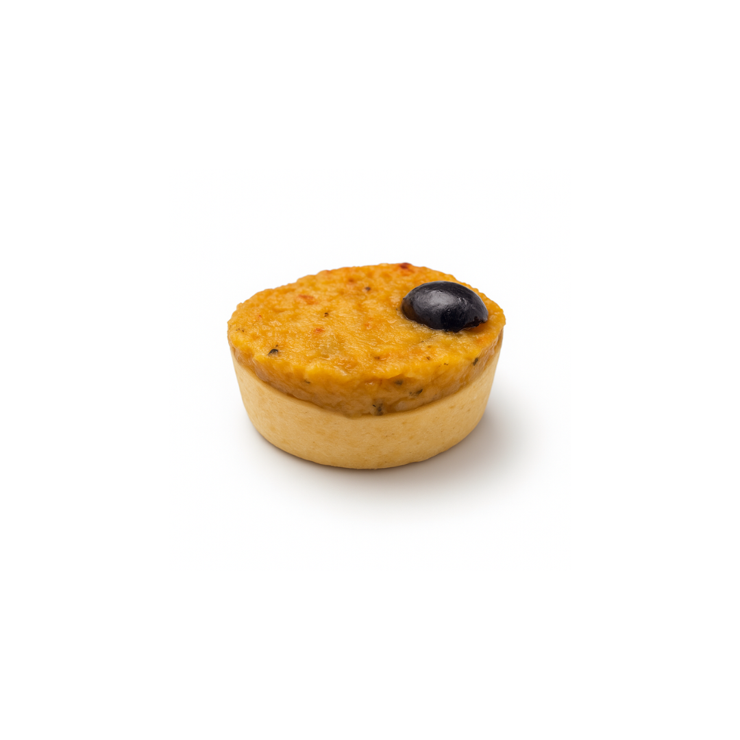 Mini clafoutis pissaladière, petit four de 20gr