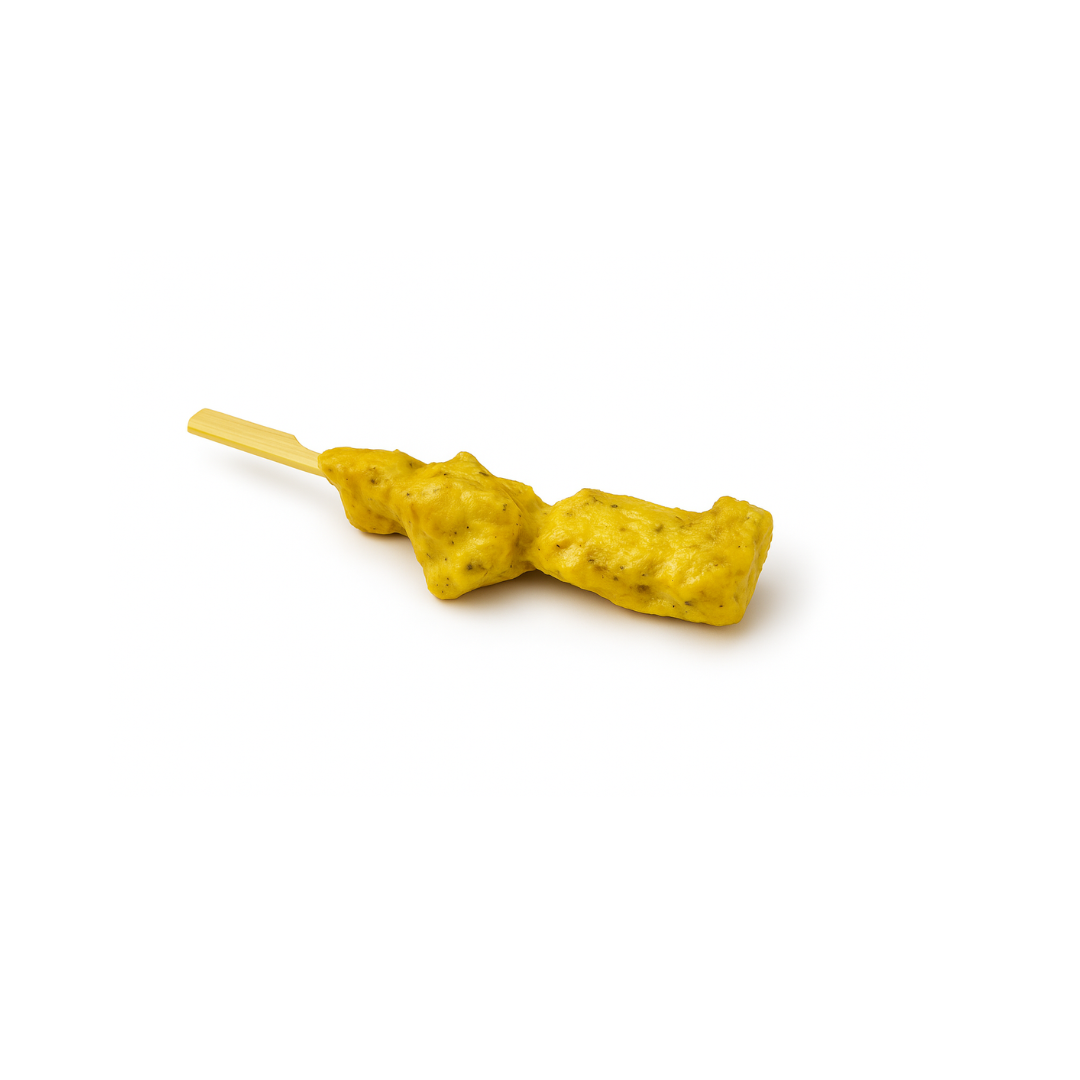 Mini brochette de poulet cuit et tikka +/- 15gr