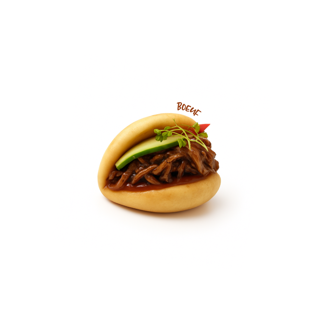Gua bao au b?uf à la façon Hoisin surgelés