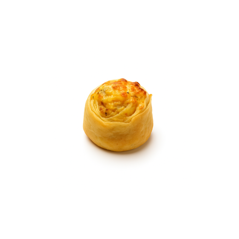 Mini feuilleté pâte filo, fromage frais et poireaux de 22gr