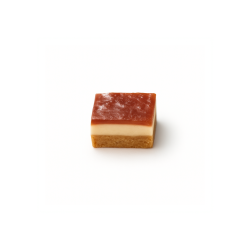 Amuse-bouche d'un mini sablé foie gras à la figue