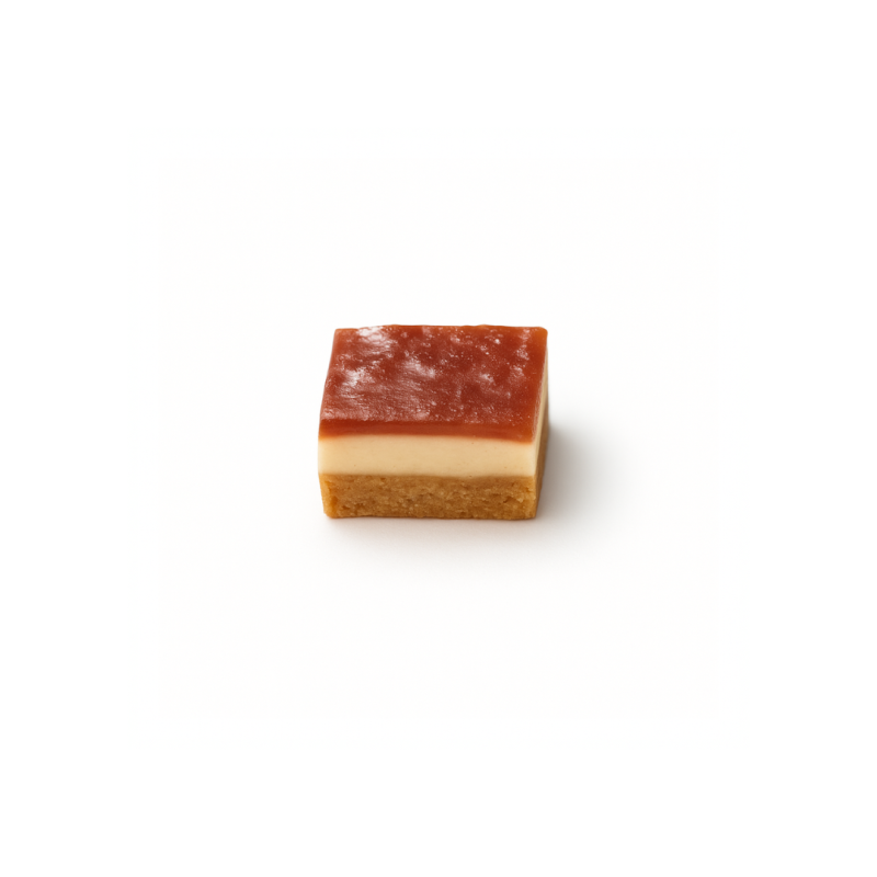 Amuse-bouche d'un mini sablé foie gras à la figue