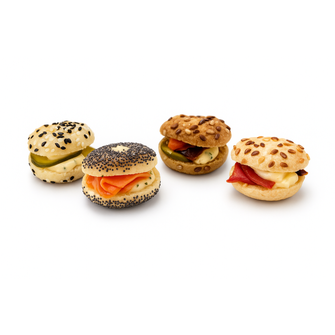 Assortiment de mini bagels 14gr