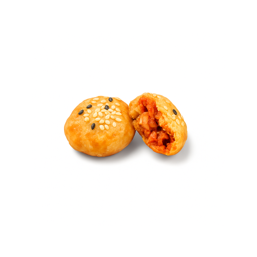 Bouchée pancake fourré Coréen, tapas traiteur de 25gr