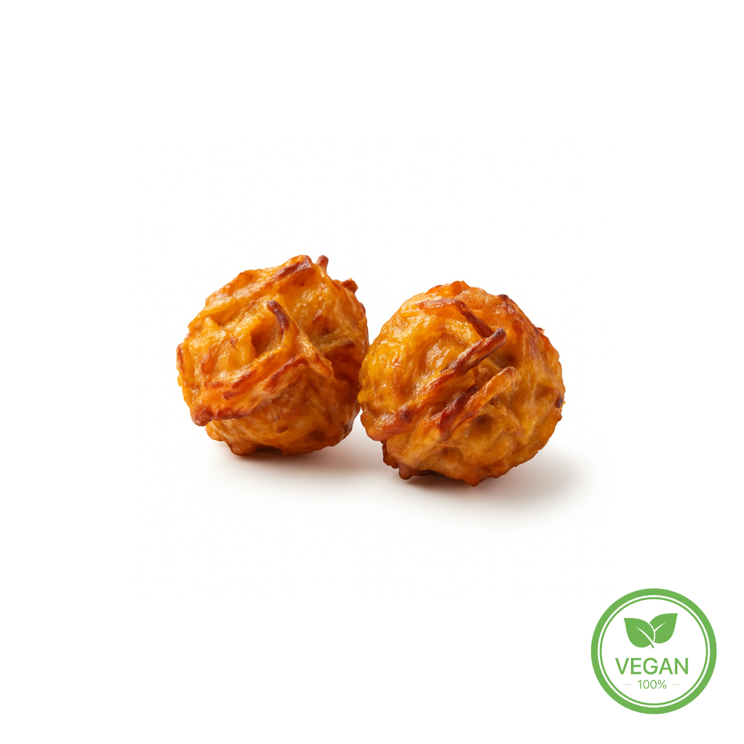 Onions Bhaji pré frits de Orien Bites, surgelés IQF