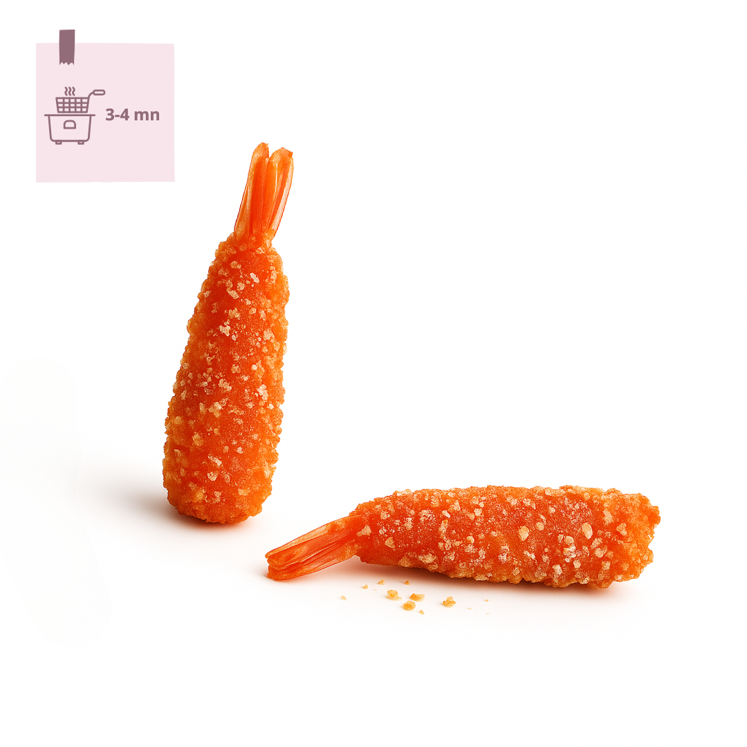 Crevettes sweet Chilli Thaï, pré frites et surgelées