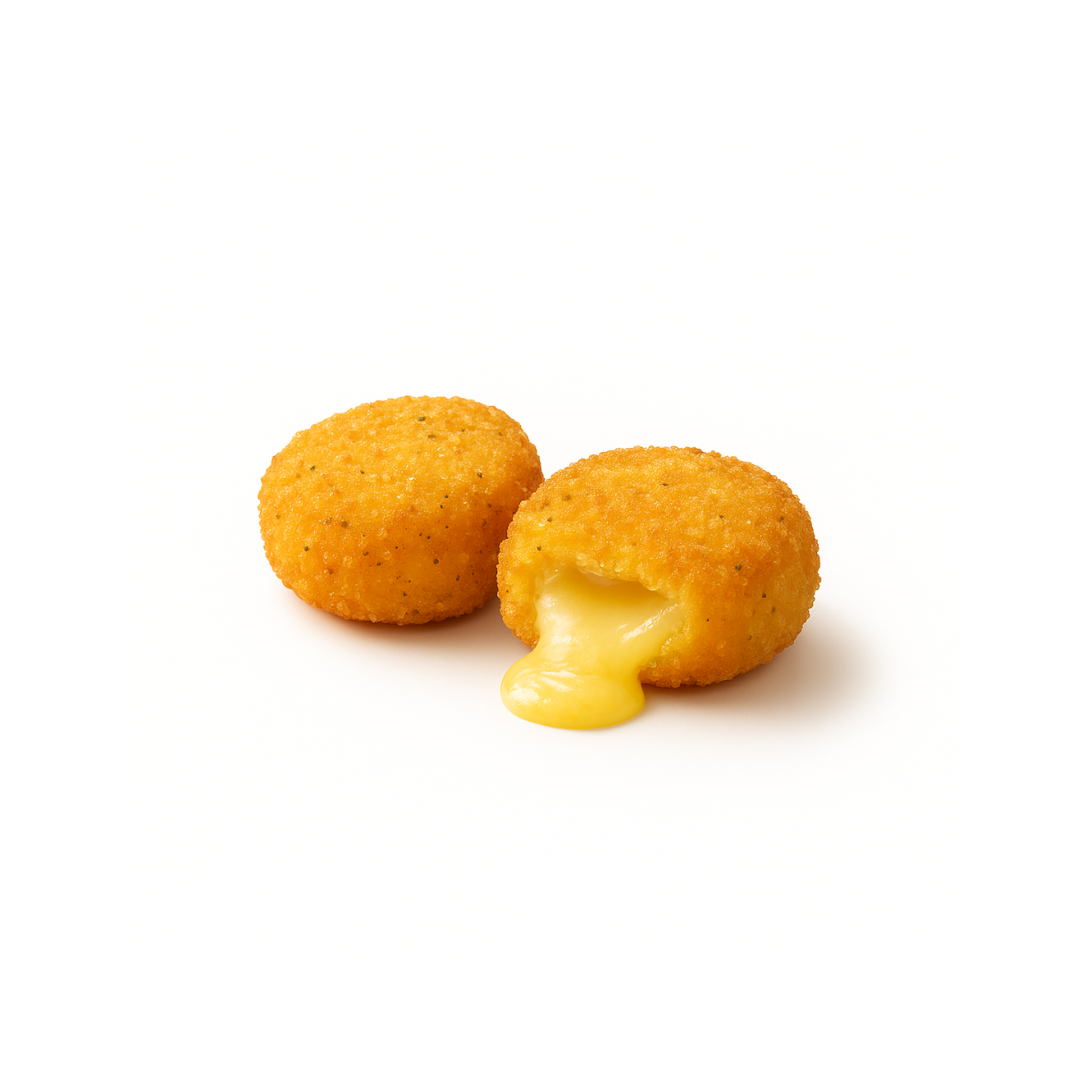 Mini camemberts panés surgelés, pour salade ou tapas