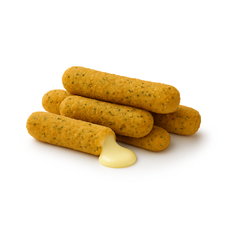 Bâtonnet pané et pré frit de mozzarella