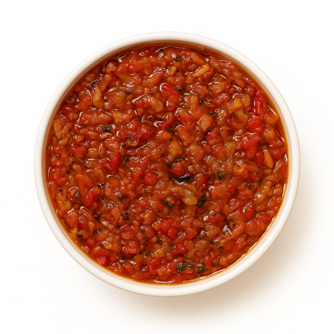 Tartare de concassé de légumes mi-séchés surgelés