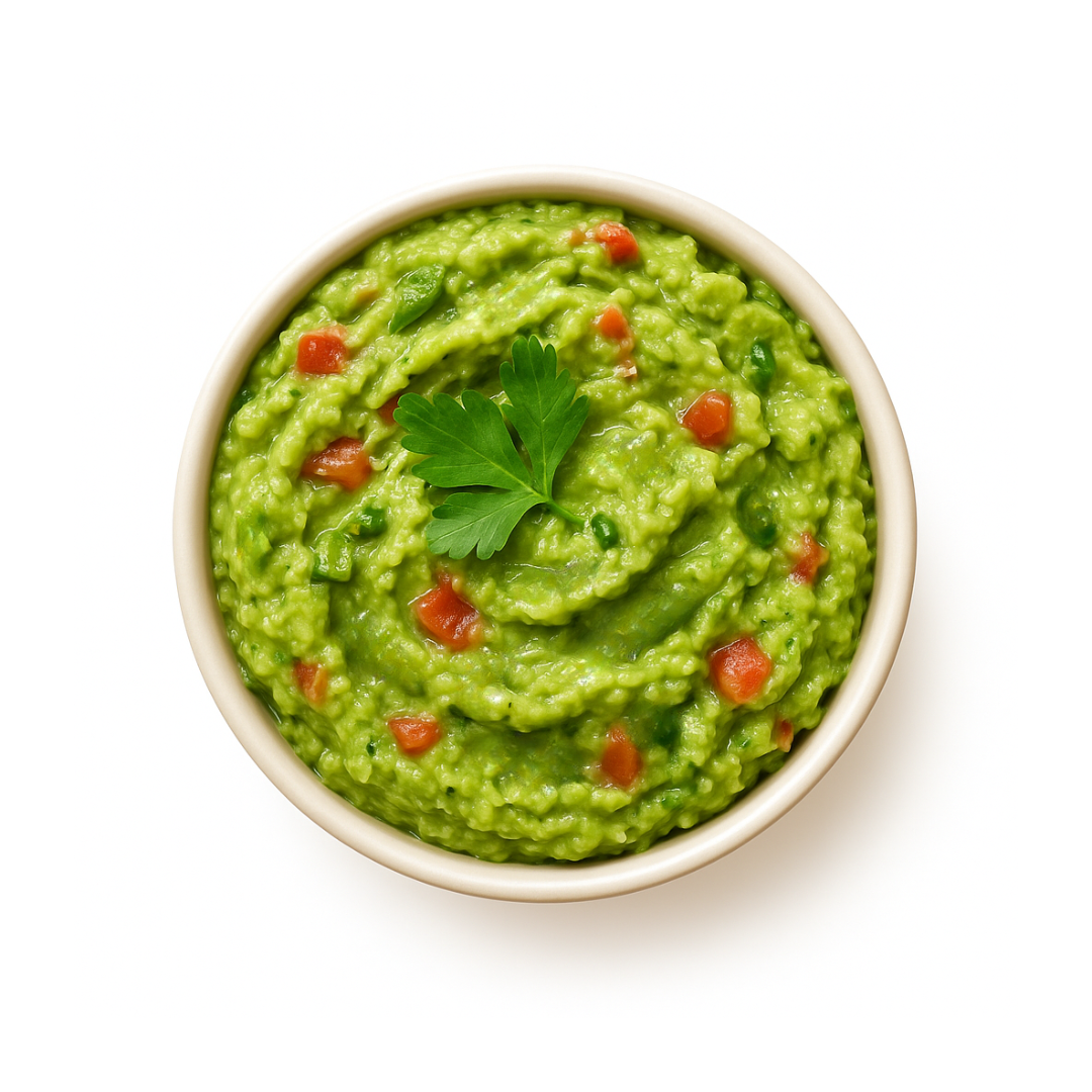 Pot de guacamole légèrement épicé surgelé