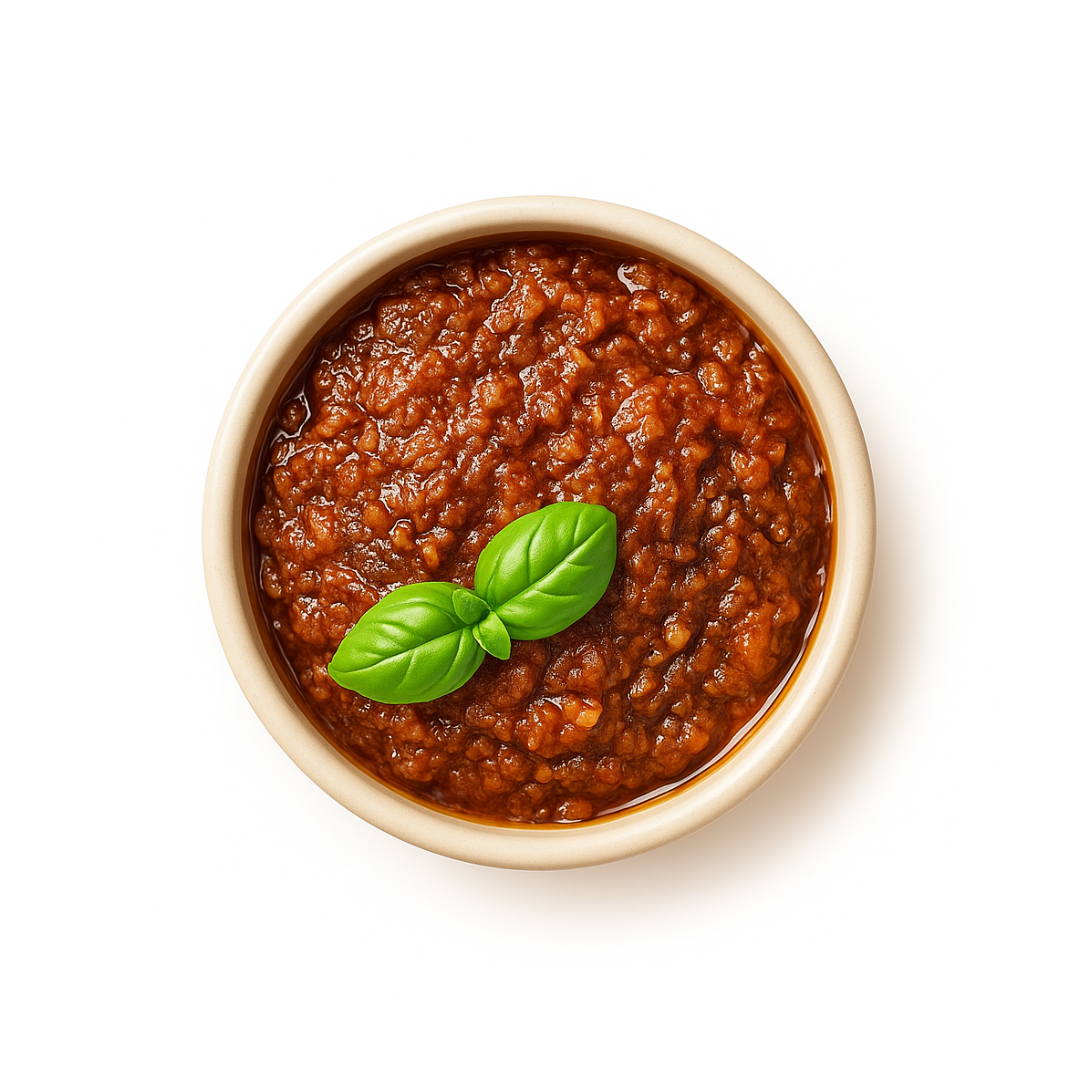 Préparation d'un pesto de tomates confites