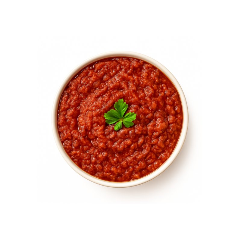 Préparation d'une tapenade de tomates mi-séchées