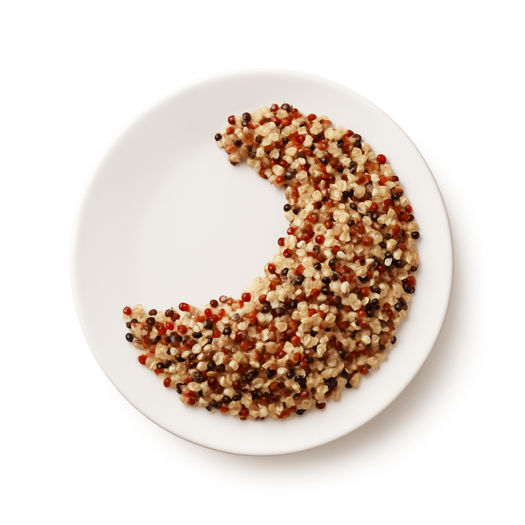 Trio de graines de Quinoa cuites et surgelées