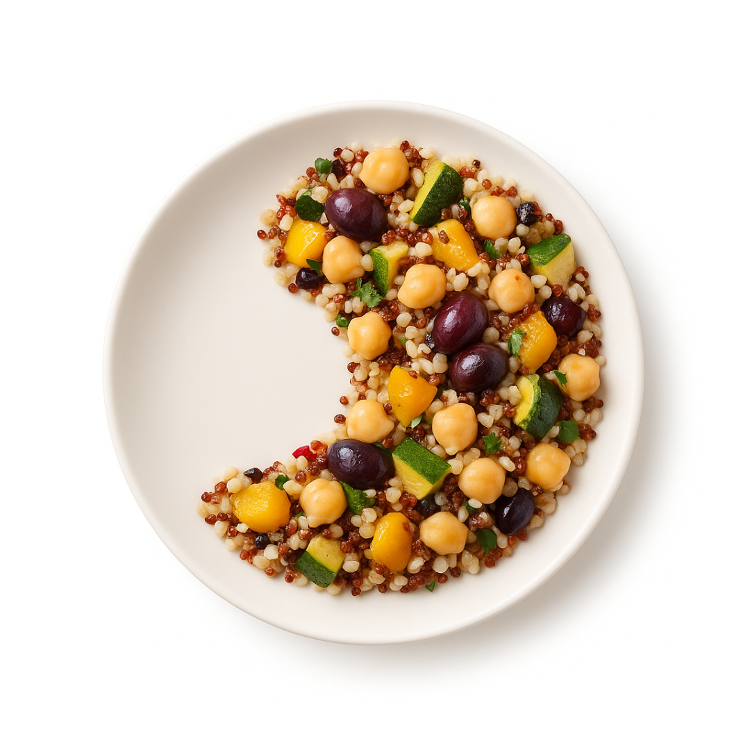 Poêlée surgelée de boulghour et de quinoa