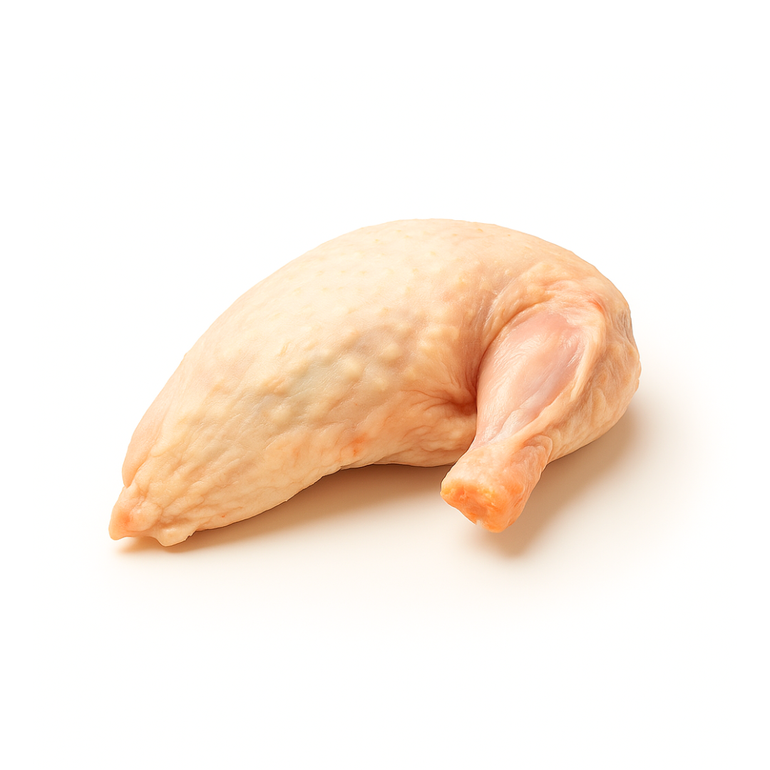 Filet de suprême de poulet avec peau d'UE IQF