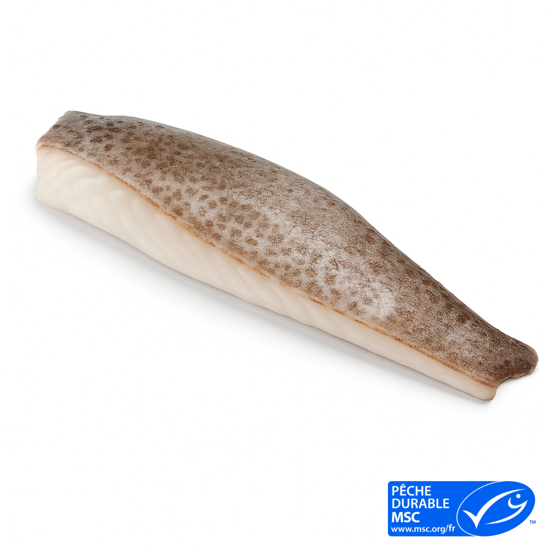 Longe de cabillaud avec peau de 600 à 800gr