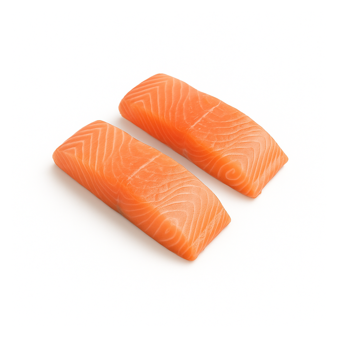 Pavé de saumon sans peau et sans arêtes surgelé