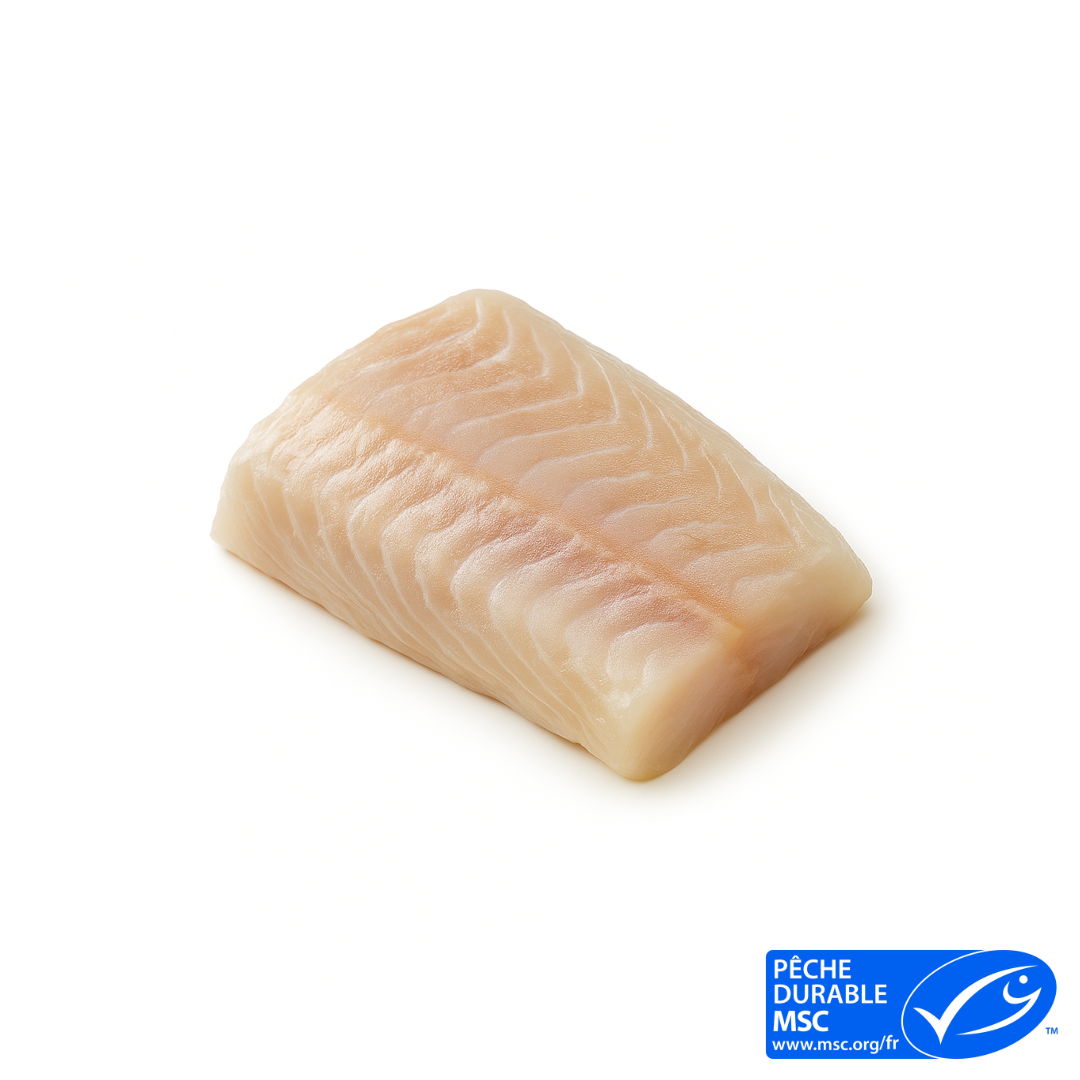 Dos de colin lieu noir sans peau 150gr