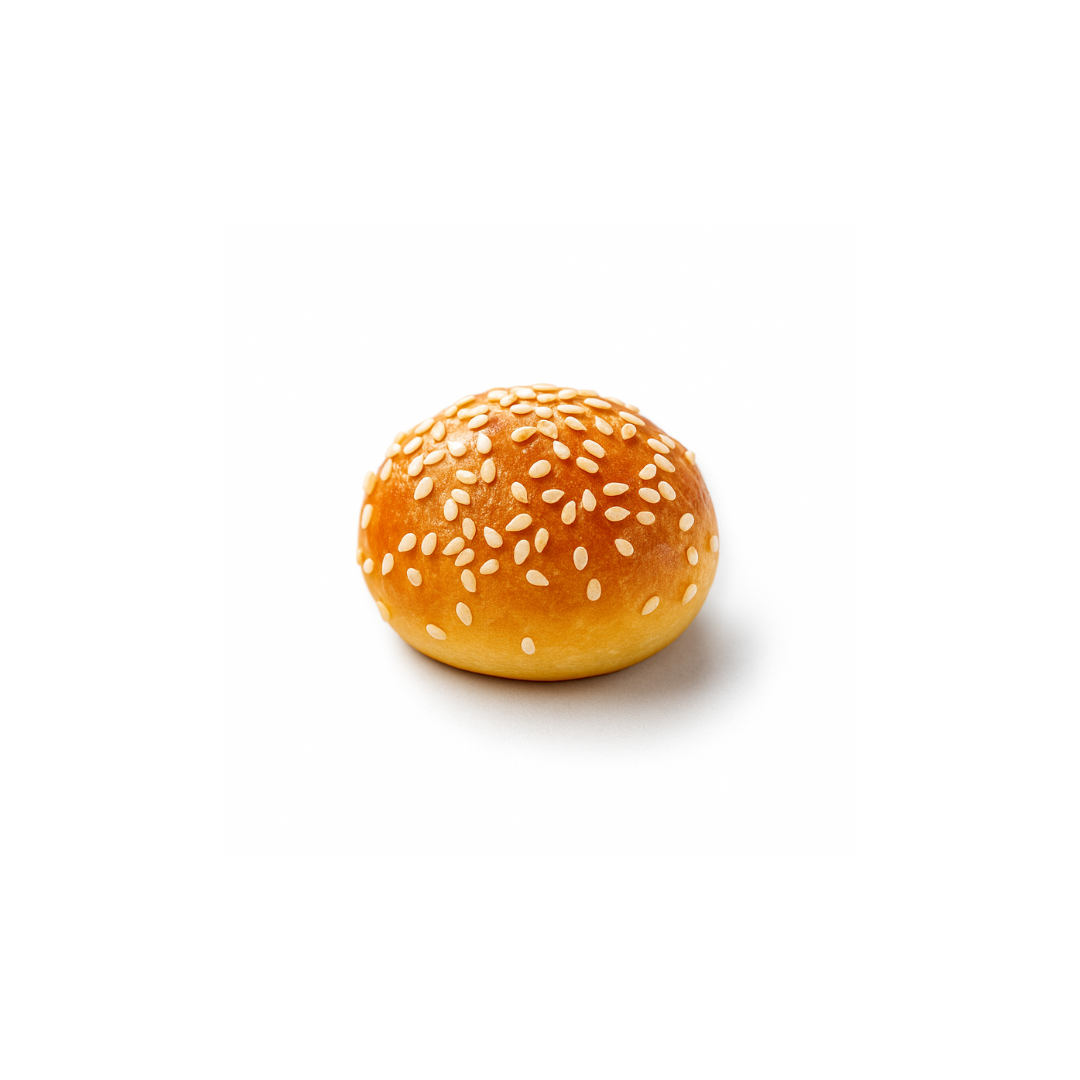 Mini brioche surgelée et saupoudrée de graines de sésame
