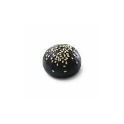 Mini brioche colorant naturel noir et graines sésames