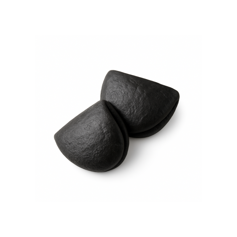 Pain bao noir surgelé IQF pour pièce cocktail