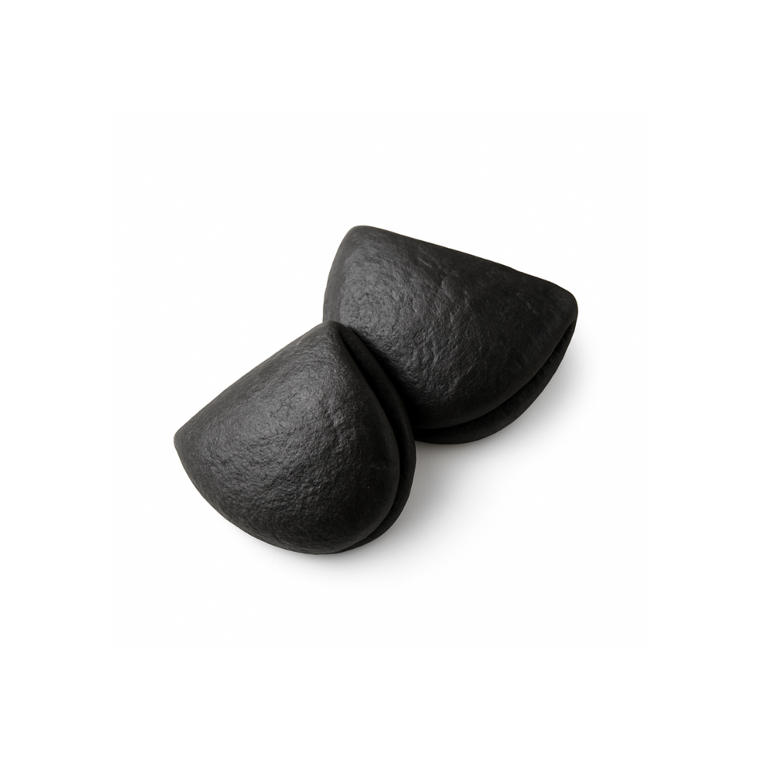 Pain bao noir surgelé IQF pour pièce cocktail