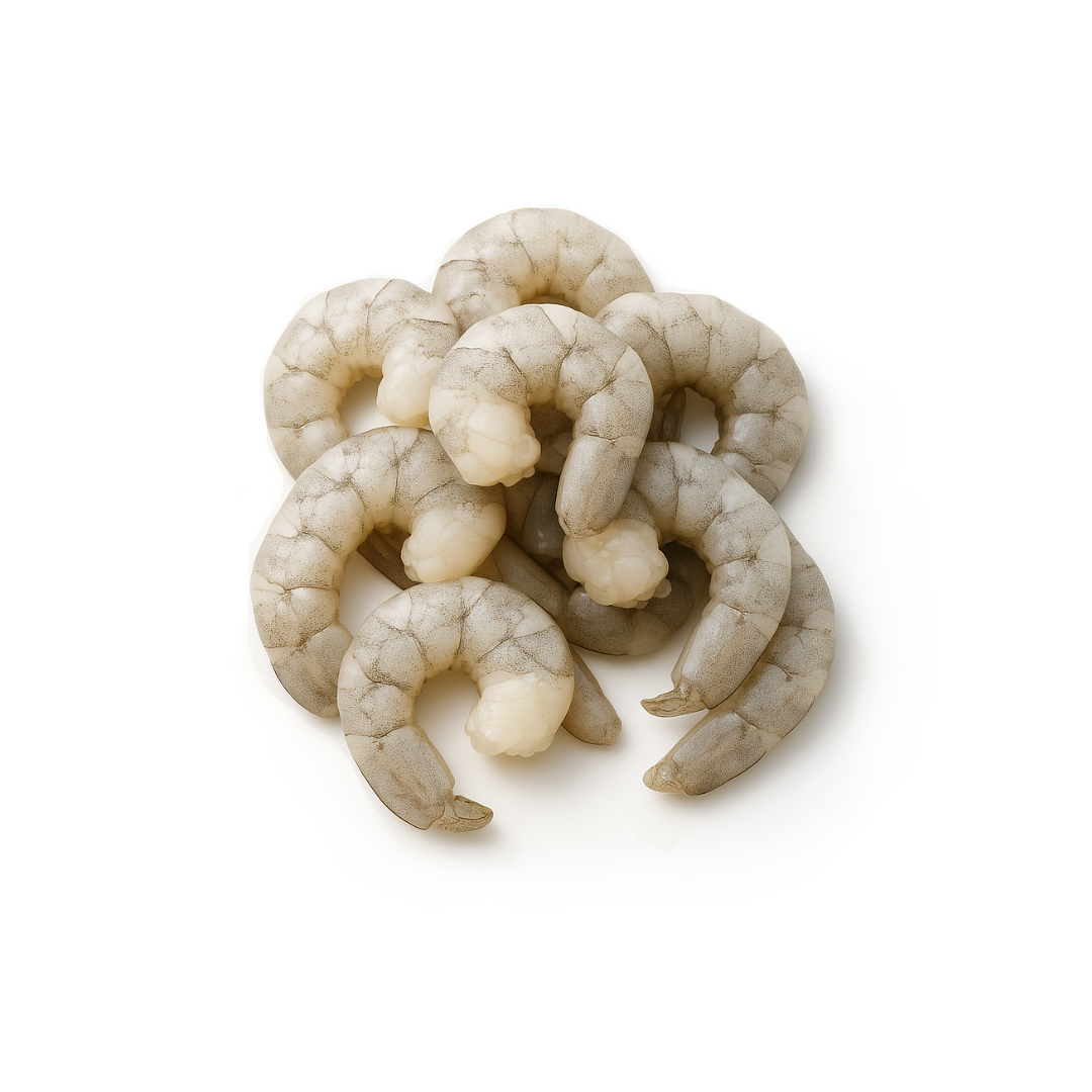 Queues de Gambas crues Black Tiger d'Asie