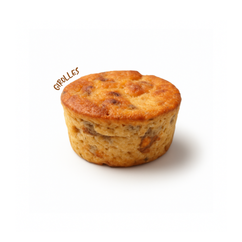 Clafoutis salé aux girolles de 80gr