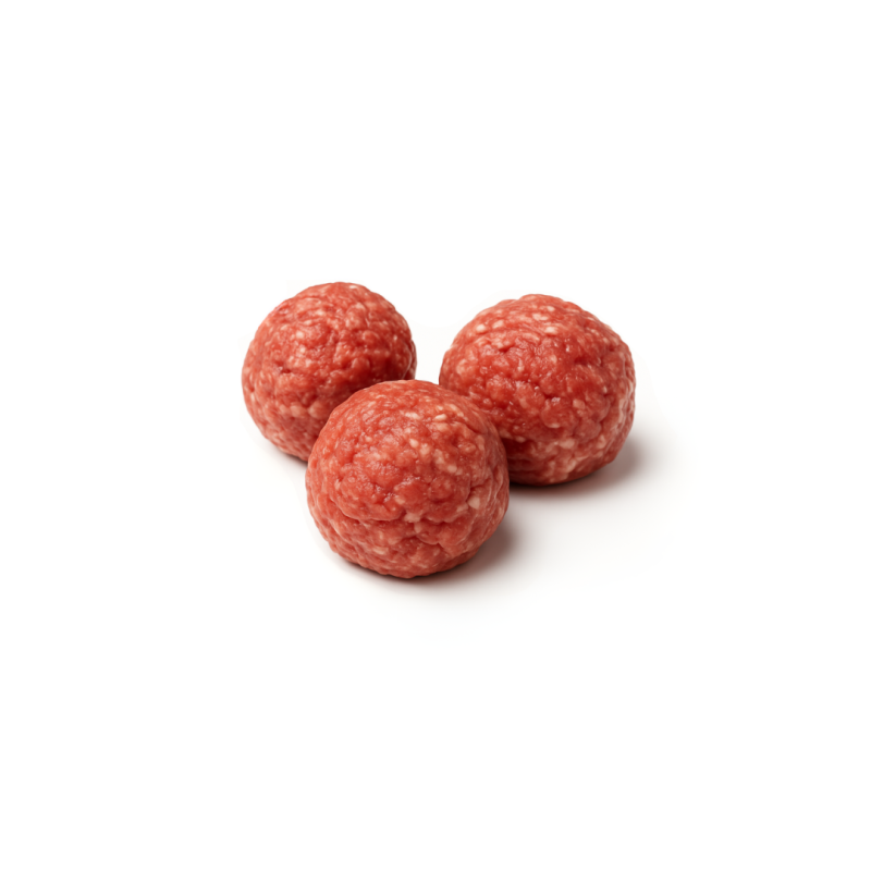 Boulettes 100% viande de boeuf et 15% de MG