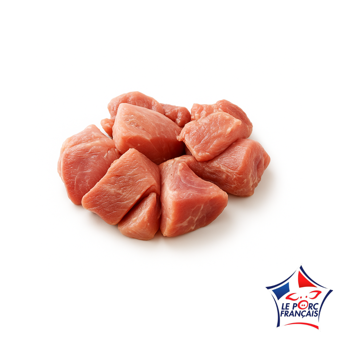 Sauté d'épaule de porc d'origine française