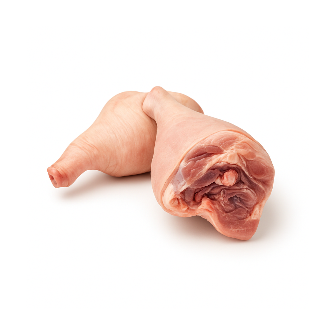 Cuissot et pied de porcelet d'origine français