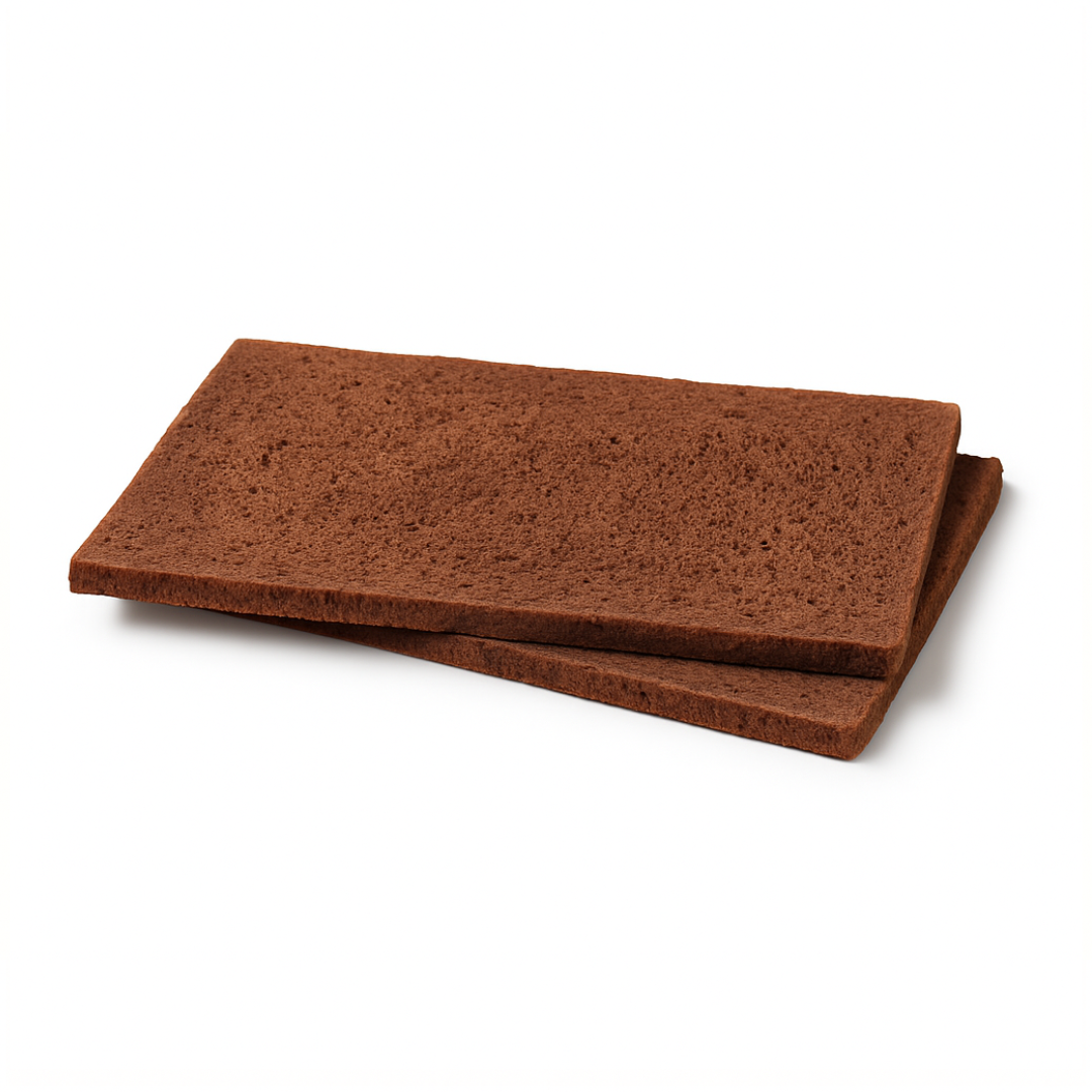 Plaques de pain de mie brun d'origine espagnole