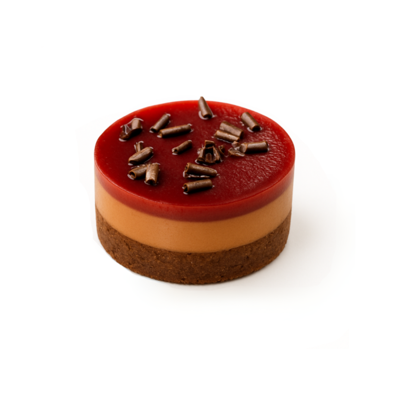 Dessert surgelé 80gr - Sablé crumble chocolat et griotte