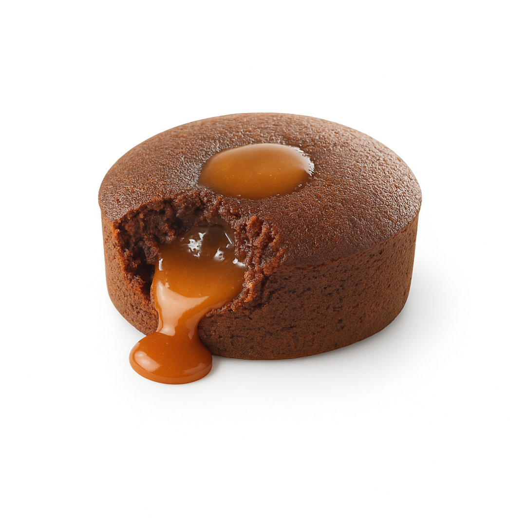 Moelleux chocolat coeur caramel beurre salé