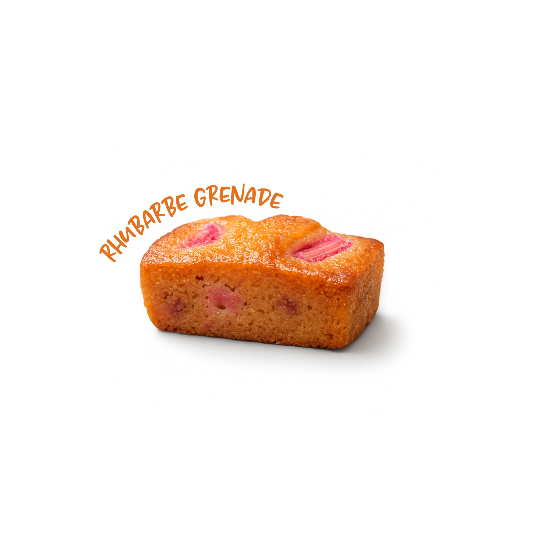Petit four sucré, lingot rhubarbe grenade 30gr