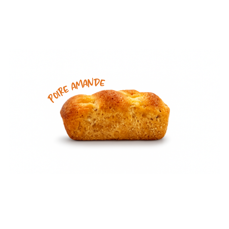 Financier lingot aux poires et amandes  30gr