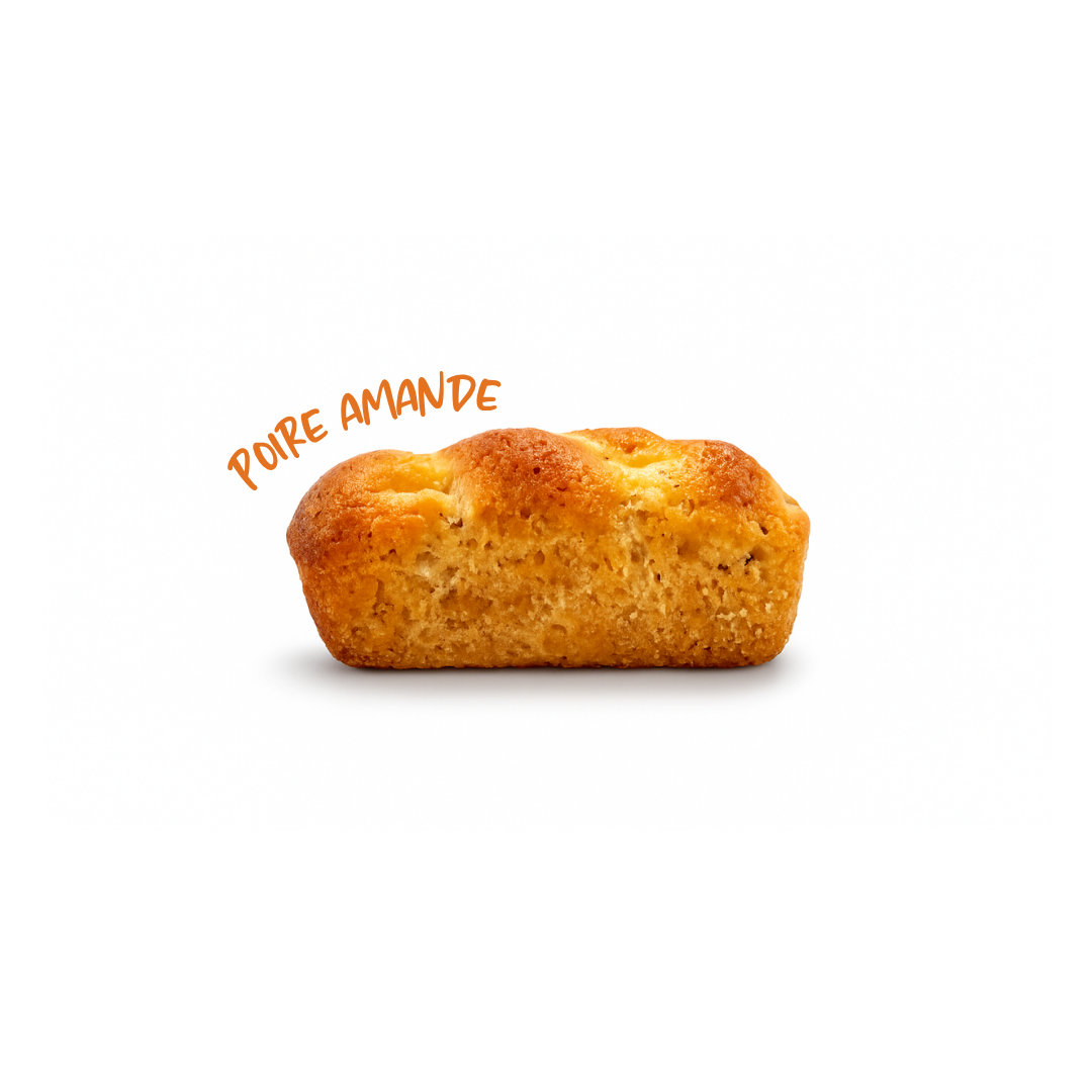 Financier lingot aux poires et amandes  30gr