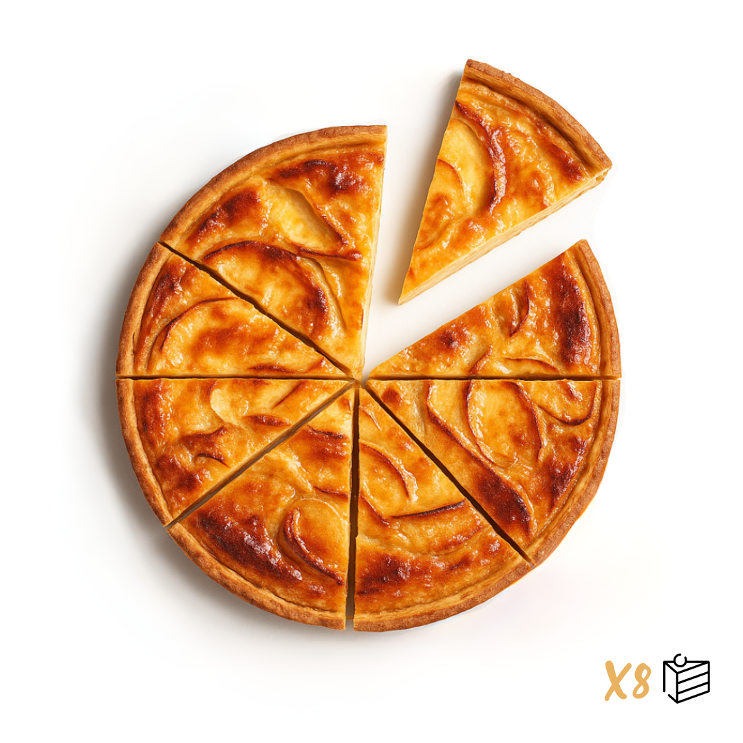 Tarte normande pur beurre découpée & surgelée