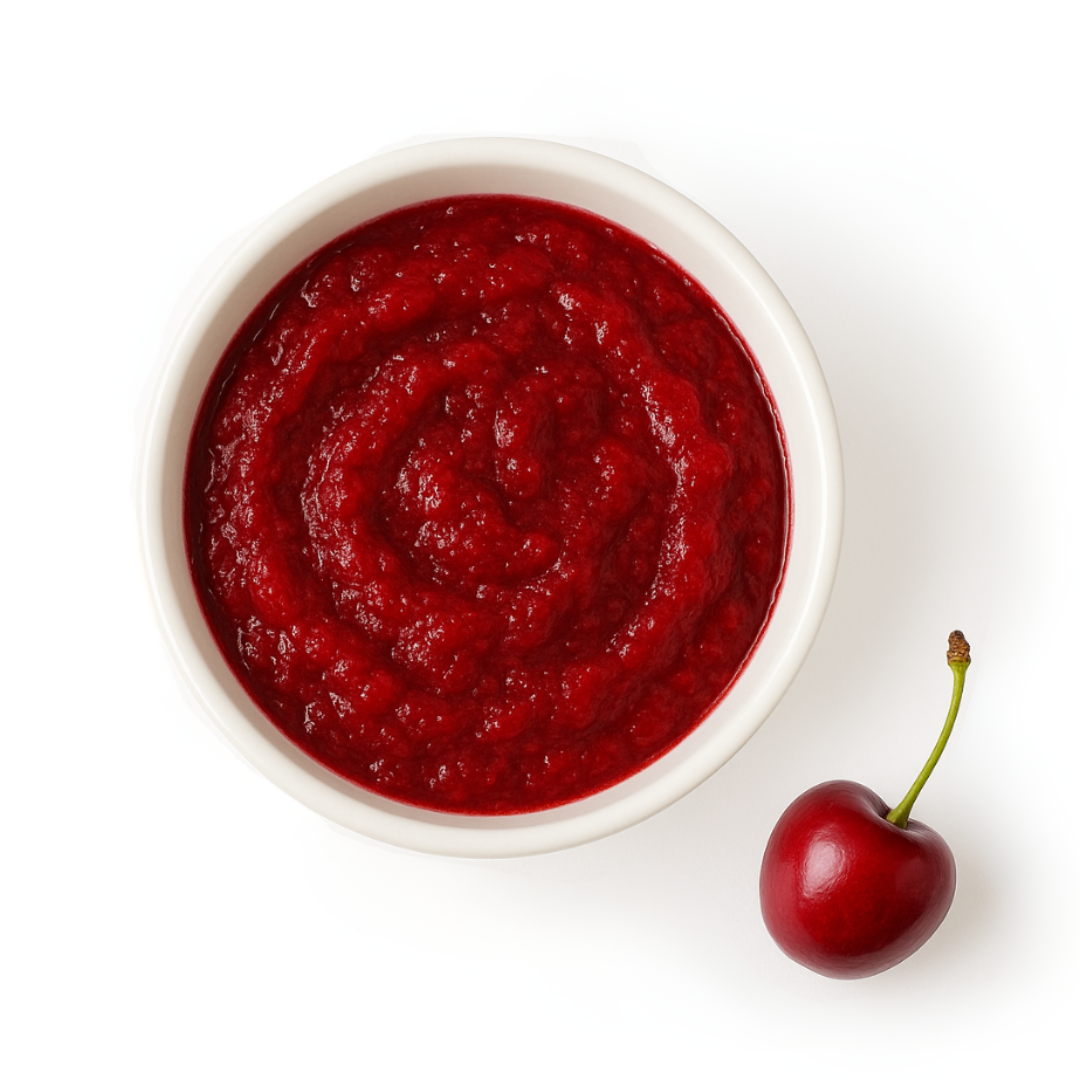 Purée de cerises noires de la plaine du Rhin Purée de cerises noires de la plaine du Rhin