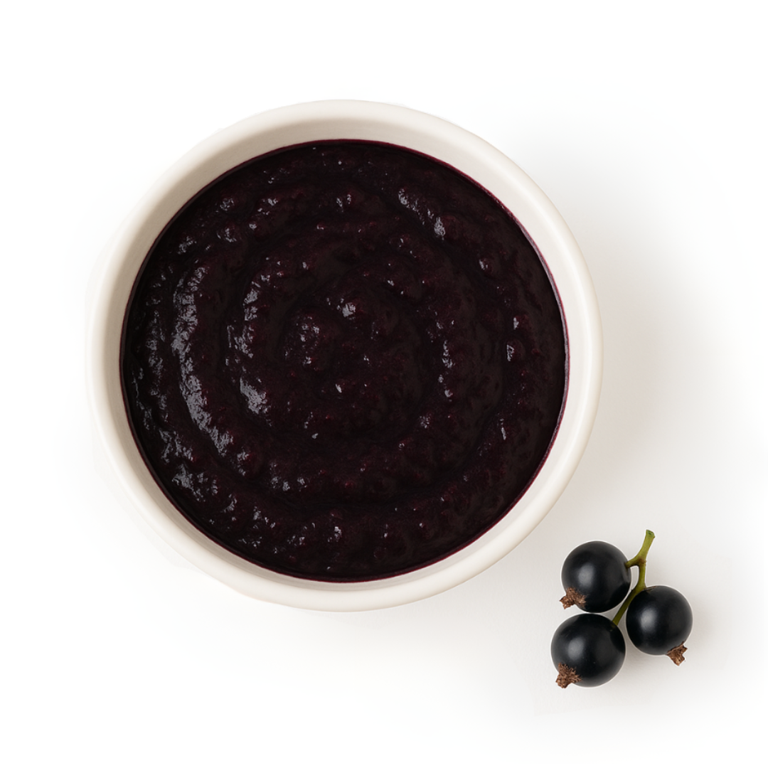 Purée surgelée de cassis noirs de Bourgogne Purée surgelée de cassis noirs de Bourgogne